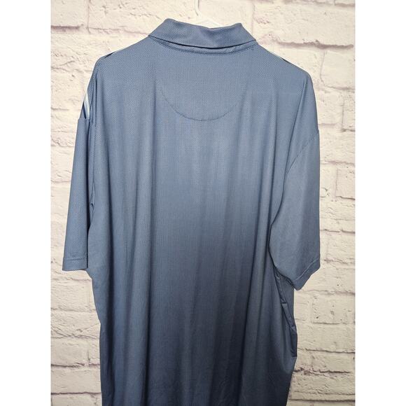 Callaway OptiDri Men's Short Sleeve Polo Shirt Blues Stripes Size XXL - Picture 6 of 7